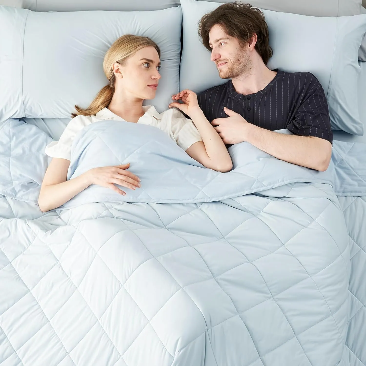 Cozy Bliss Cooling Blanket for Hot Sleepers, Q-Max 0.4 Cooling Comfort King Size, Cold Blankets for Night Sweats Sleeping, Ultra-Cool Lightweight Breathable Summer Blanket for Bed