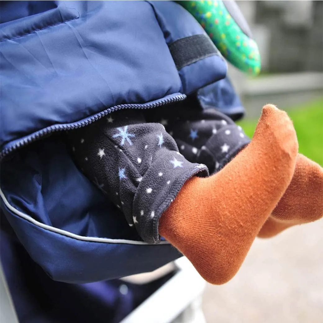 CozyMe Stroller footmuff, 3-in-1 Winter Baby Bunting Bag, Water Resistant Stroller Blanket Bunging Bag,Multi Purpose Fleece Lined Warm Hooded Sleeping Bag for Baby Winter Stroller Cover,6-36M