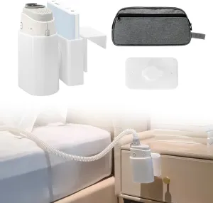 Cpap AirMini Mount System Kit Fit for Air Mini - with Travel Storage Bag, Wall Mount, Drawer Hook Stand, Can Store Battery Mount, Portable Cpap Supplies Travel Bag Carrying