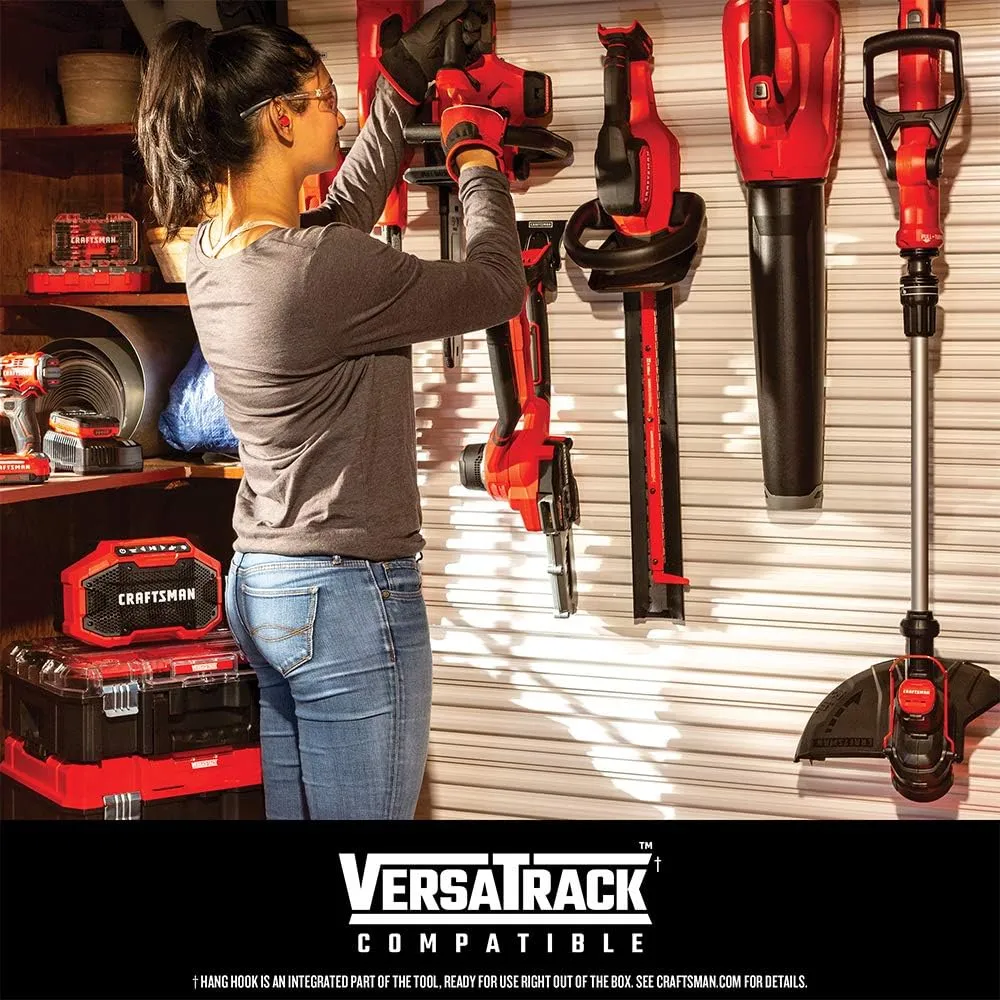 CRAFTSMAN 20V MAX Cordless Leaf Blower Kit with Battery & Charger Included (CMCBL710D1) Red