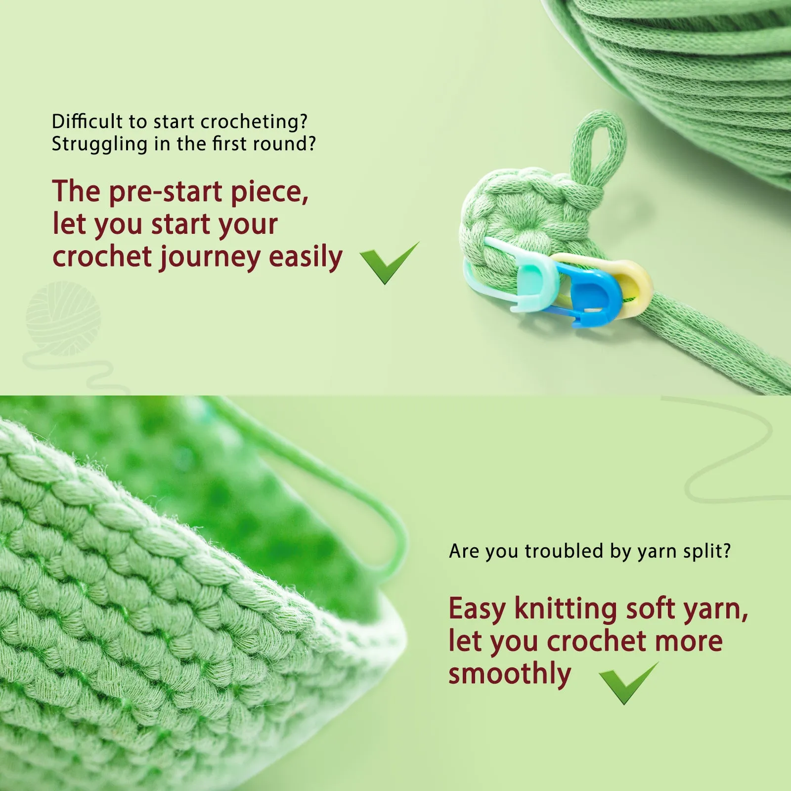 CROCHET BOX Crochet Kit for Beginners—— Animal Mushroom