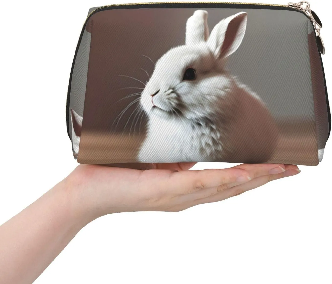 Cry White Rabbit Travel-Ready Toiletry Bag, Compact Makeup Organizer For Women