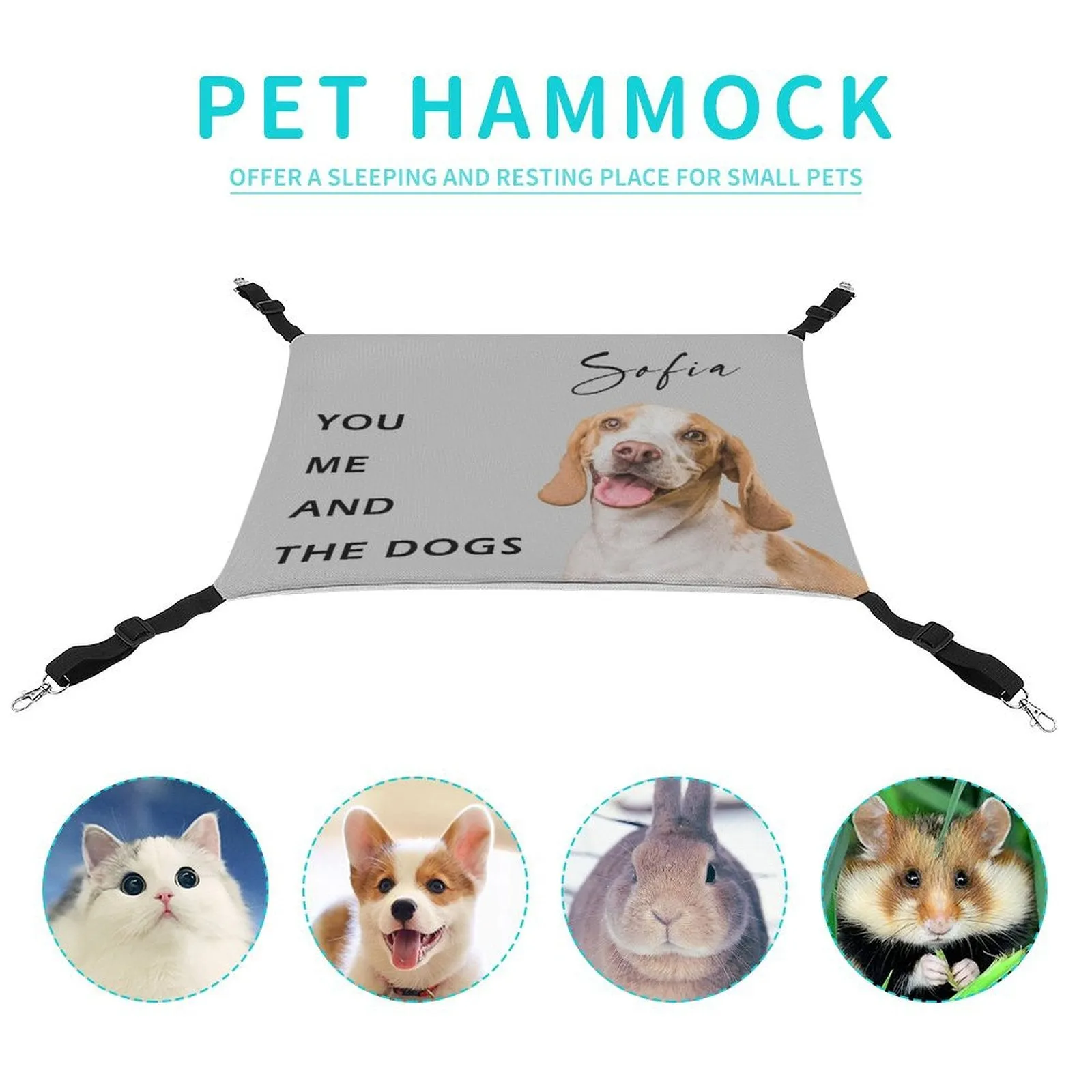Custom Photo Pet Hammock