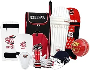 CW Rapid Right Handed Cricket Set Nets Practice & Training Batting Kit with All Accessories Protector Guard & Gloves with Duffle Backpack Sports Cricket Kit Bag Size 5 Boys Cricket Kit Without Bat