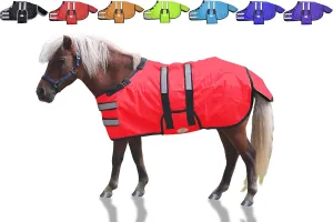Derby Originals 600D Ripstop Waterproof Reflective Safety Winter Foal and Mini Horse Turnout Blanket 150g Medium Weight