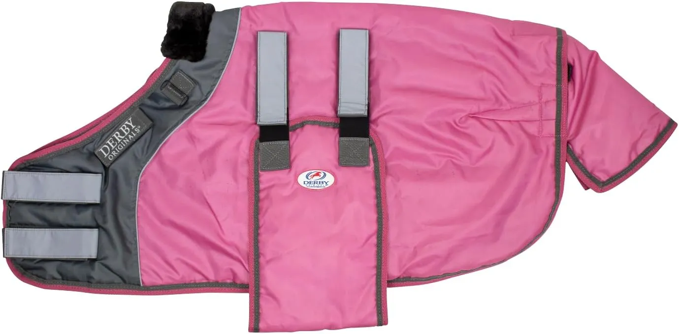 Derby Originals No-Hardware Foal & Mini Horse Winter Stable Blanket – 420D Breathable Shell, 150g Insulation, Triple-Layer Design, Reflective Safety, Adjustable Fit, 1-Year Warranty