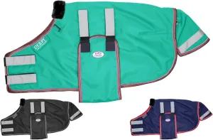 Derby Originals Reflective Safety No Hardware Winter Turnout Blanket for Foals & Mini Horses 1200D Waterproof Ripstop 150g Insulation Triple Layer Breathable 210T Lining