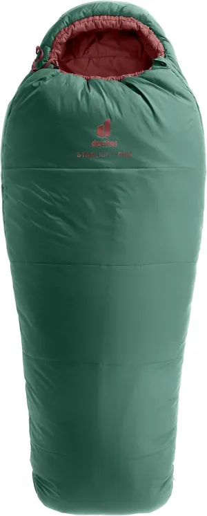 deuter Starlight Pro Children's Sleeping Bag, Seagreen-Redwood, 130-170 cm