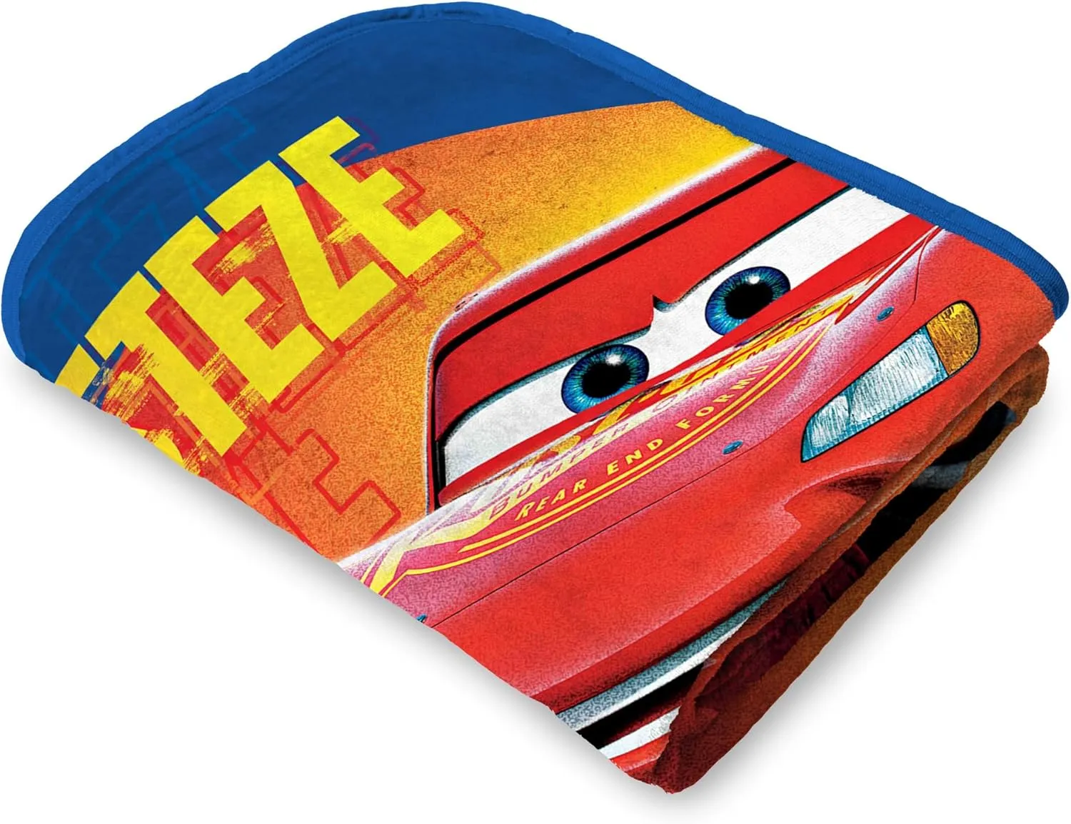 Disney Pixar Cars Character Throw Blanket – Soft and Cozy 46” x 60” Micro Raschel Blanket – Lightweight Plush Ultra Soft Throw for Boys & Girls