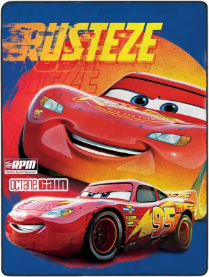 Disney Pixar Cars Character Throw Blanket – Soft and Cozy 46” x 60” Micro Raschel Blanket – Lightweight Plush Ultra Soft Throw for Boys & Girls