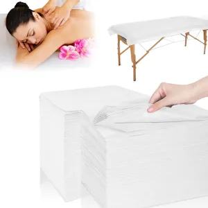 Disposable Massage Table Sheets, 150PCS 31.5" x 71" Non-Woven Fabric Massage Bed Covers for Ultimate Hygiene and Comfort in Massage, Tattoo, and Spa Treatments, Breathable and Tattoo Bed Covers