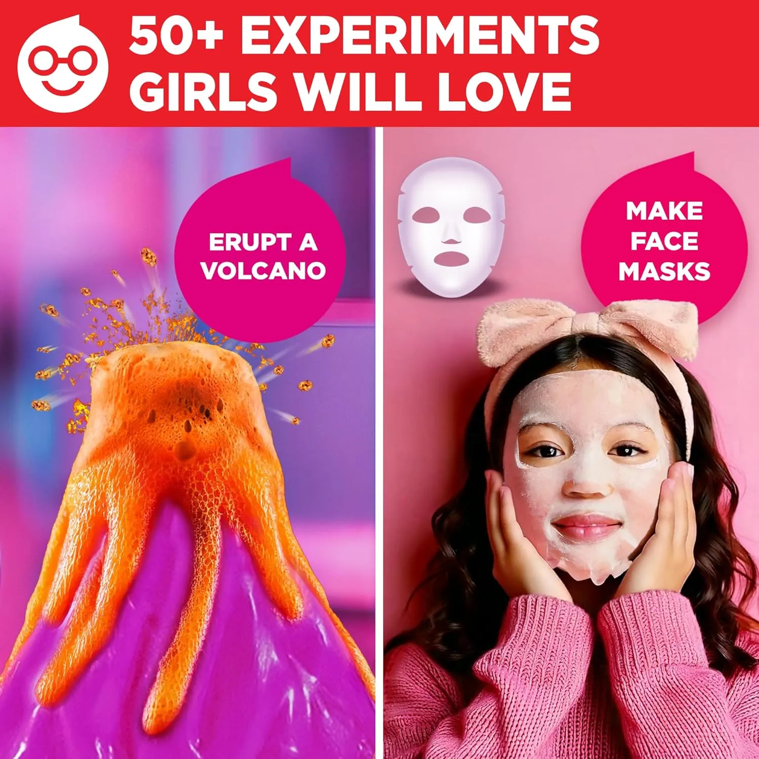 Doctor Jupiter Girls’ Ultimate Science Kit for Girls Ages 8-12| Birthday Gift Ideas for 8-9-10-11-12 Year Old Girl| STEM Learning & Educational Toys| 50  Experiments Ultimate Starter Series