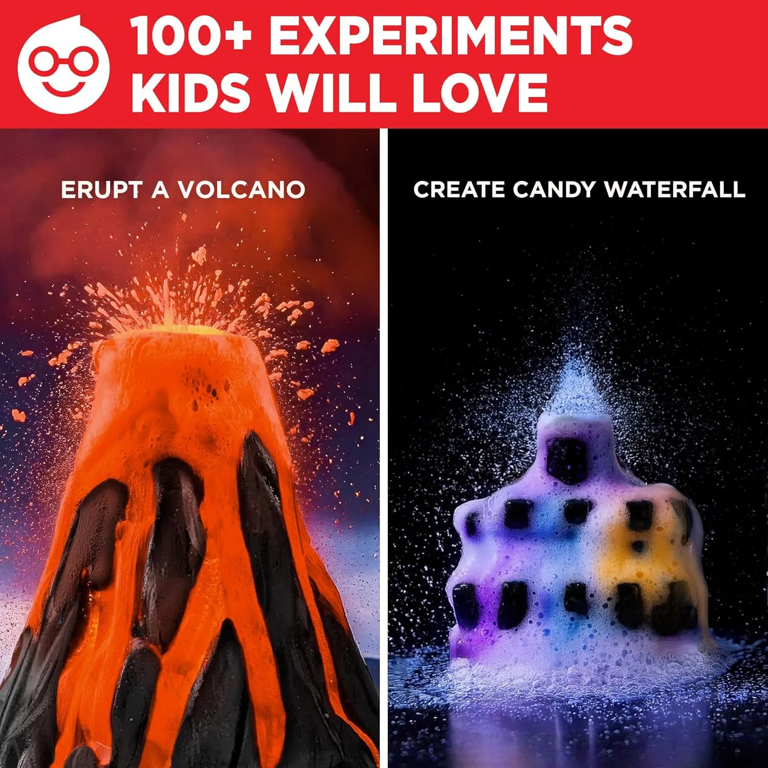 Doctor Jupiter STEM Science Kit - 100  Experiments| Birthday Gift Ideas, Toys for Boys & Girls Ages 7-8-9-10-11-12 Year Old| Volcano Kit, Crystal Growing for Kids - Amazon Exclusive