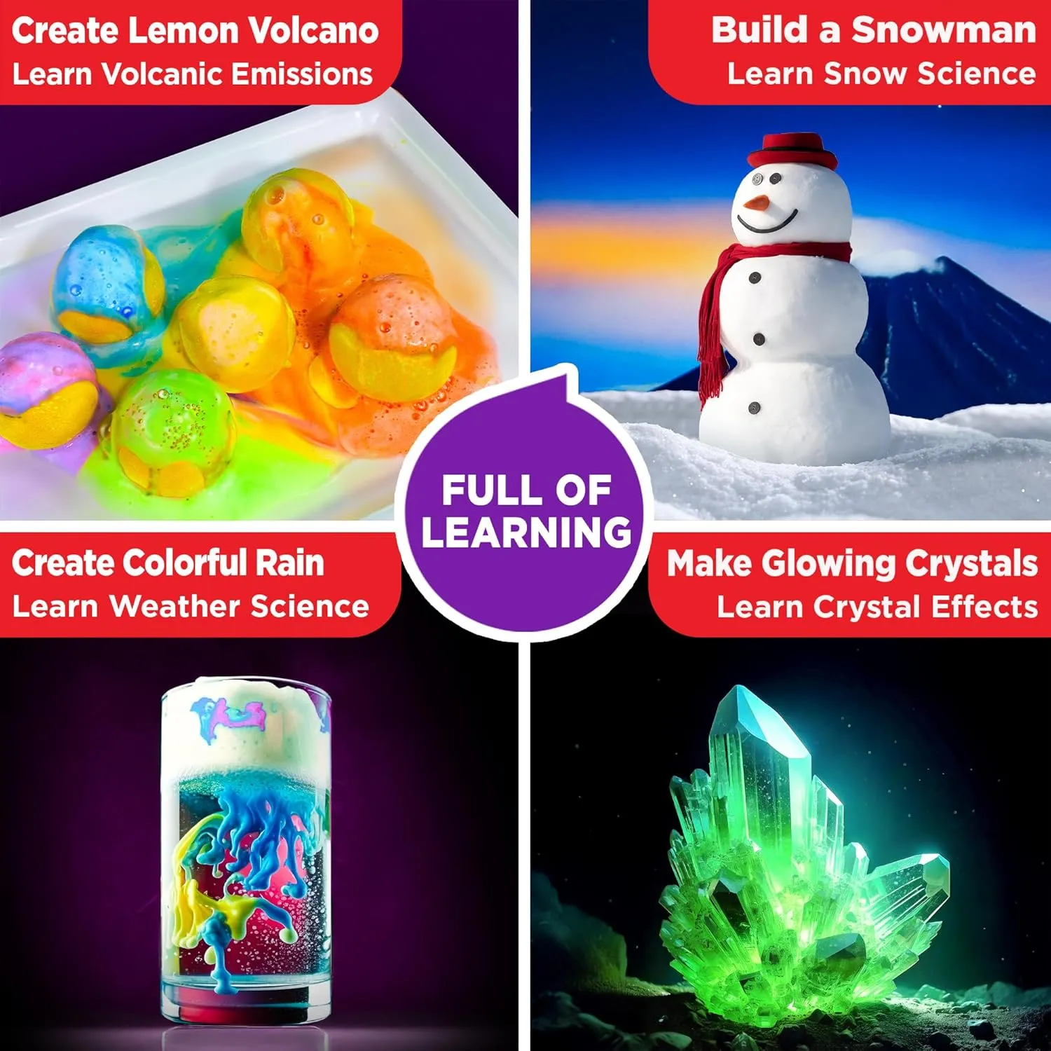Doctor Jupiter STEM Science Kit - 100  Experiments| Birthday Gift Ideas, Toys for Boys & Girls Ages 7-8-9-10-11-12 Year Old| Volcano Kit, Crystal Growing for Kids - Amazon Exclusive