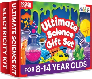 Doctor Jupiter Ultimate Science Gift Set of Science Kit, Electricity Kit for Kids Age 8-12 | Birthday Gifts for Boys & Girls of 8,9,10,11,12,13,14 Year Olds | STEM Learning & Education Toys