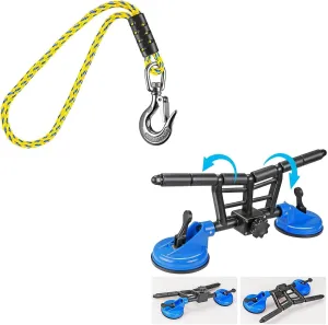 Dolibest Kayak Roller & Car Top Loader Assist Combo – Heavy-Duty Suction Cup Kayak Roller System   Adjustable Roof Rack, Secure & Effortless Kayak/Canoe Loading for SUVs, Trucks, and Vans