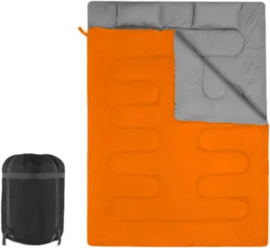 Double Sleeping Bag Equipment 2 Person Cover Detachable Versatile Backpacking Quilt Warm Camping Sleep Bag for Mountaineering