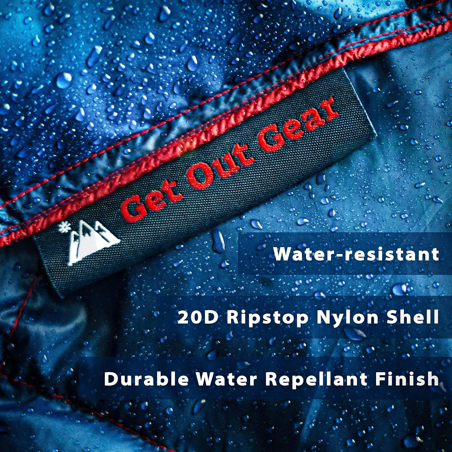 Down Camping Blanket - Puffy, Packable, Lightweight and Warm | Ideal for Outdoors, Travel, Stadium, Festivals, Beach, Hammock | 650 Fill Power Water-Resistant Backpacking Quilt