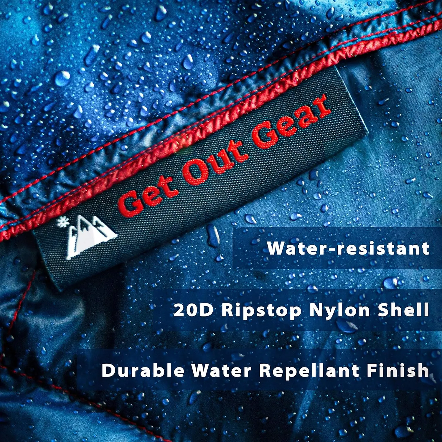 Down Camping Blanket - Puffy, Packable, Lightweight and Warm | Ideal for Outdoors, Travel, Stadium, Festivals, Beach, Hammock | 650 Fill Power Water-Resistant Backpacking Quilt