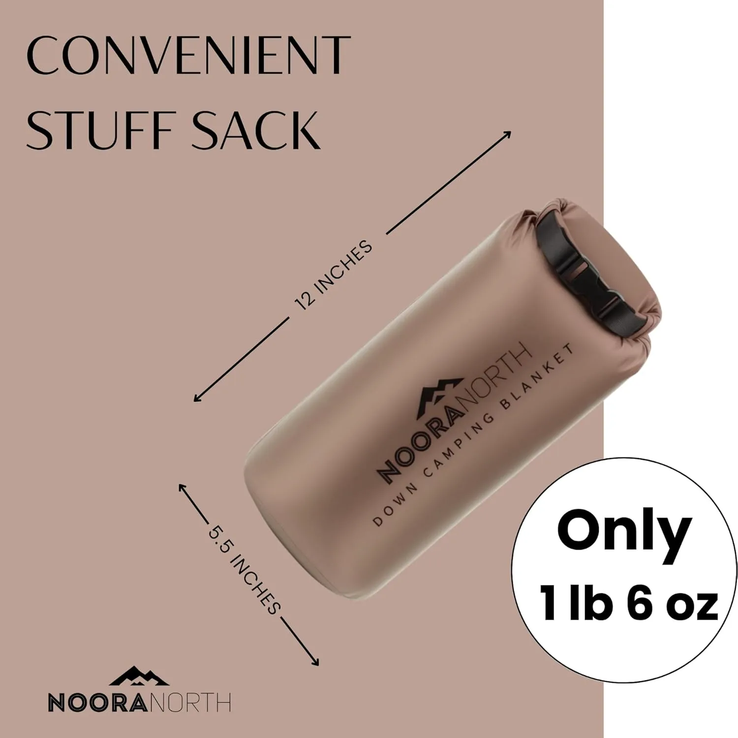 Down Camping Blanket with Footbox - Packable Warm Puffy Lightweight Camp Quilt - Water Resistant for Backpacking Hiking Travel – Compact Outdoor Throw Sleeping Blanket with Bag - 52x77
