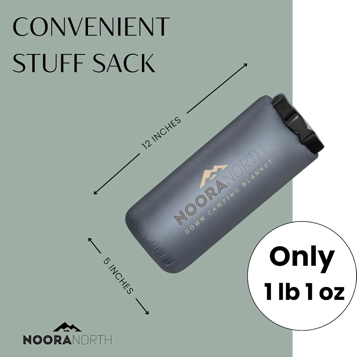 Down Camping Blanket with Footbox - Packable Warm Puffy Lightweight Camp Quilt - Water Resistant for Backpacking Hiking Travel – Compact Outdoor Throw Sleeping Blanket with Bag - 52x77