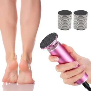 Electric Callus Remover, FSA or HSA Eligible Foot Nail File Grinder Tool with Speed Controller and 60PCS Replacement Sandpaper Disk, Pedicure Tool Feet Scrubber for Dead Dry Crack Skin Calluses
