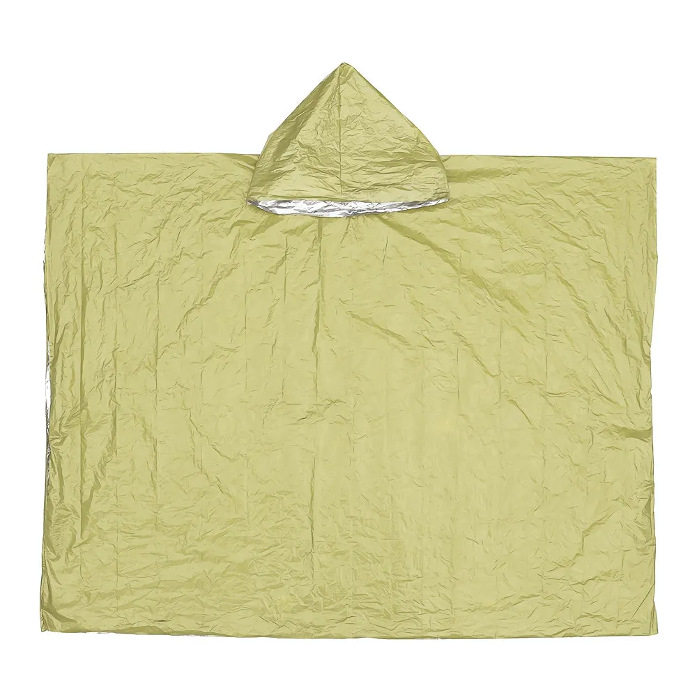 Emergency Waterproof Poncho & Survival Blanket