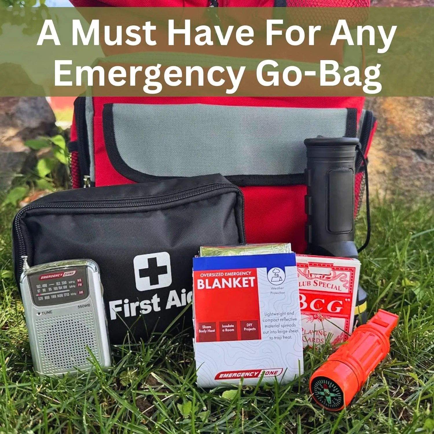 Emergency Zone 71x142 Inch Oversized Emergency Blanket, Reflective Thermal Blanket. Available in Single, 2, 3, 4, 5, 30 & 120 Packs