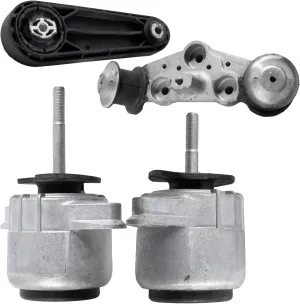 Engine Mount Kit Compatible with Porsche Panamera 4.8L V8 2010-2016 Replaces 94837505712 94837505812 97037511801