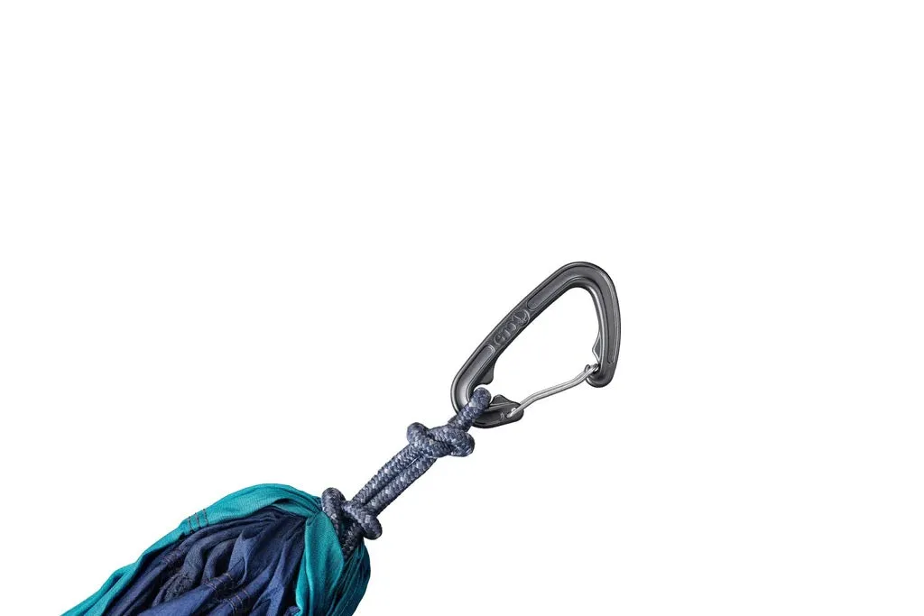 Eno DoubleNest Print Hammock - Lagoon/ Charcoal