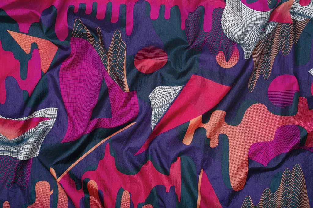 Eno DoubleNest Print Hammock - Synthwave/Sapphire