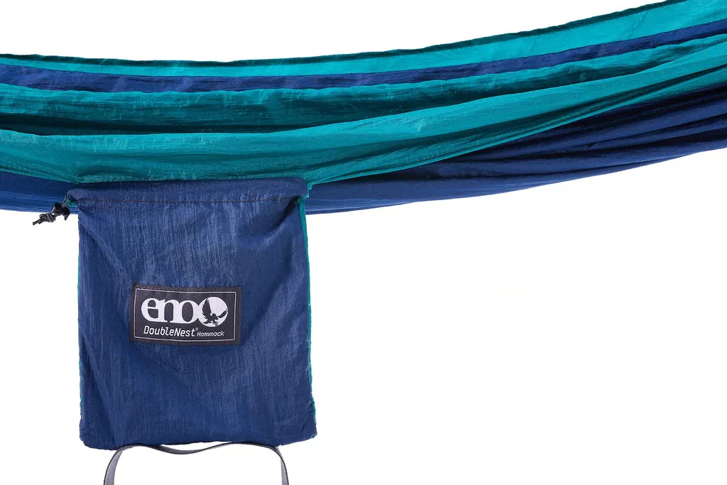 Eno DoubleNest Print Hammock - Synthwave/Sapphire