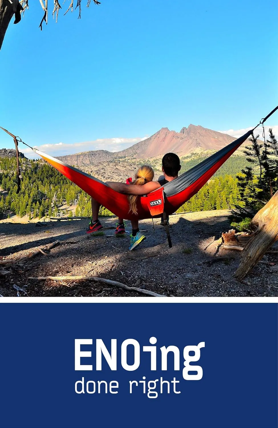 ENO, Eagles Nest Outfitters DoubleNest Lightweight Camping Hammock, 1 to 2 Person, National Park Foundation Special Edition