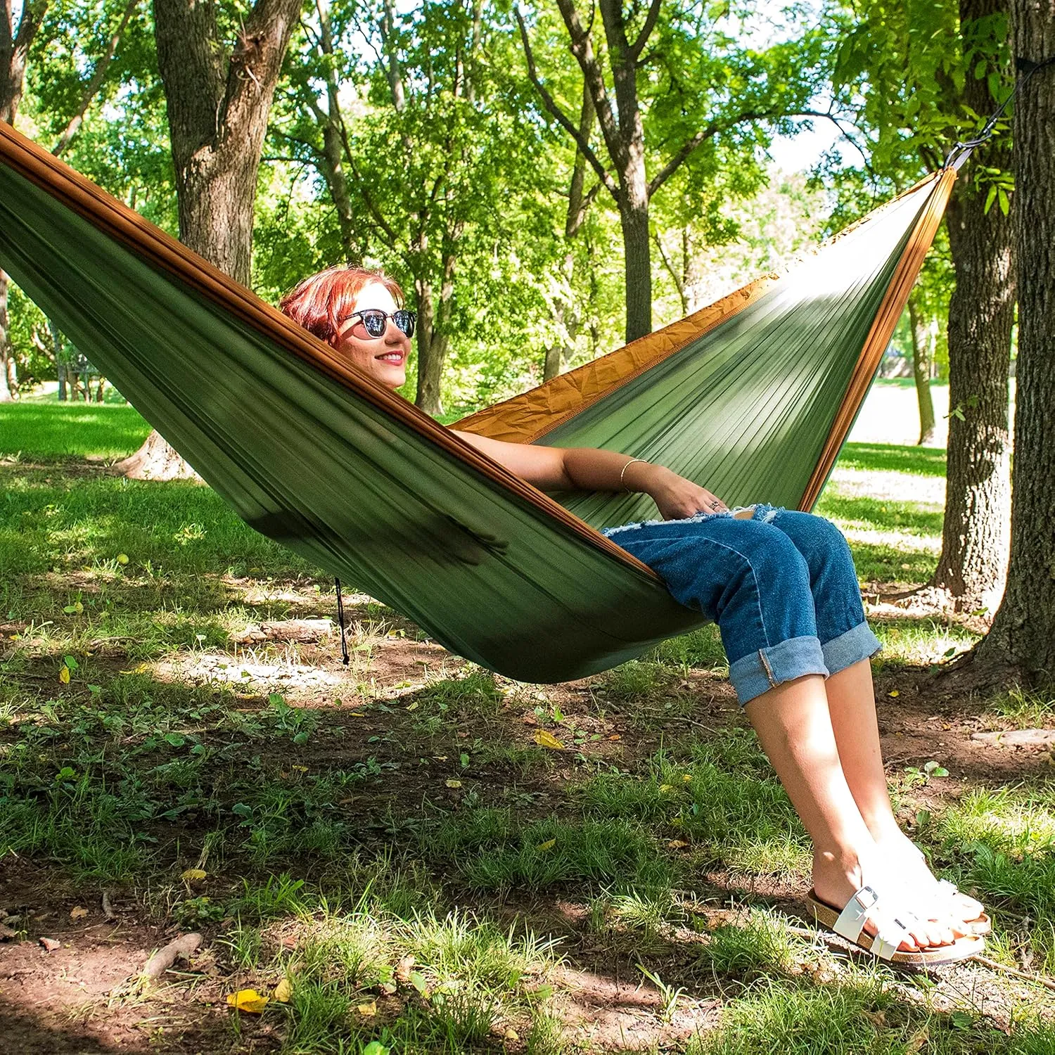 Equip Lightweight Hammock Perfect Backpacking & Camping Hammock, Supports Up to 500lbs & Patterns