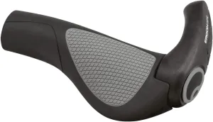 Ergon GP2 Ergonomic Bike Grips with Bar End – Comfortable, Adjustable, for Touring, MTB, E-Bike, and Fitness Riding