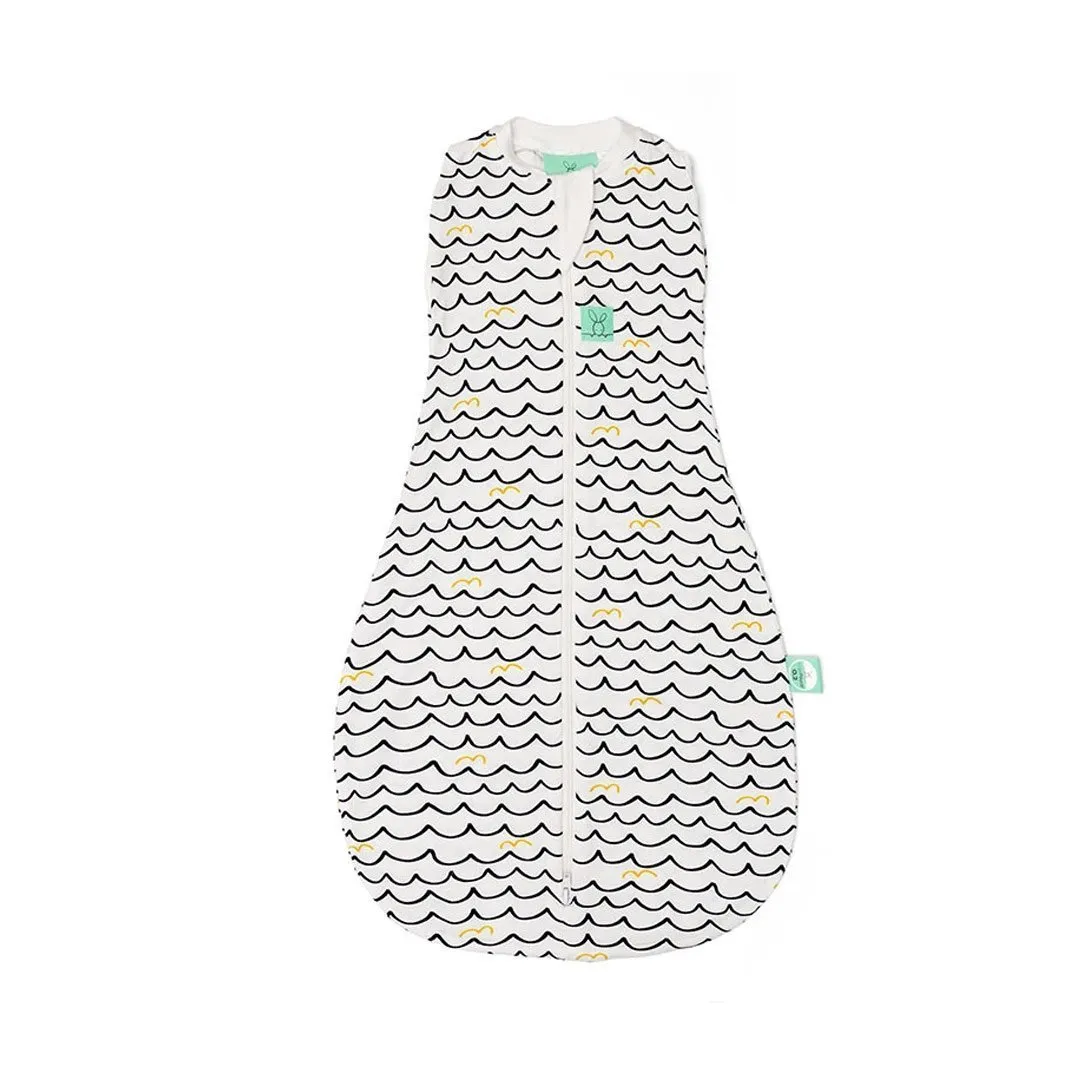 ErgoPouch Bamboo Cocoon Swaddle Bag in Waves (0.2 Tog)