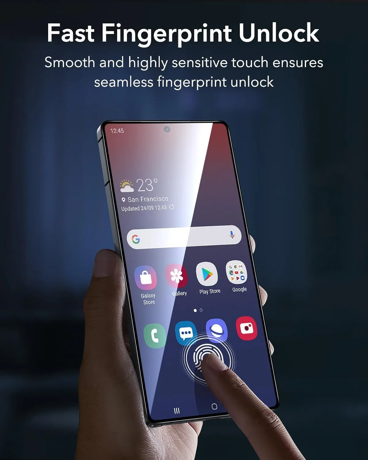 ESR 3 Pack for Samsung Galaxy S25 Ultra Privacy Screen Protector, 9H  Hardness Tempered Glass with Easy Installation UltraFit tray for Galaxy S25 Ultra [6.9”], Anti-Spy