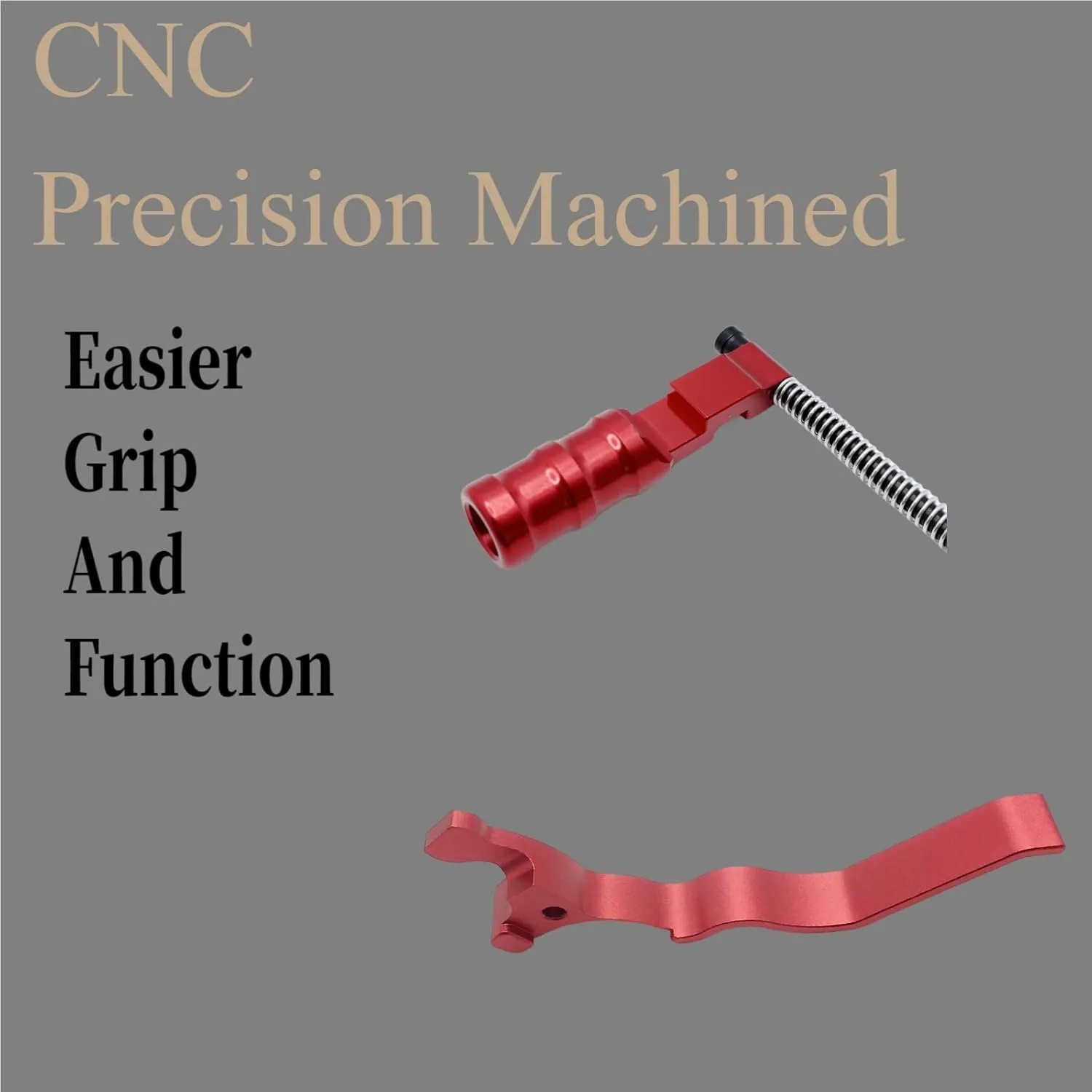 Extended Lever and Handle for 10-22 Combo (Red)