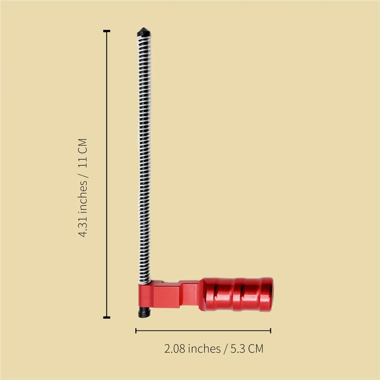 Extended Lever and Handle for 10-22 Combo (Red)