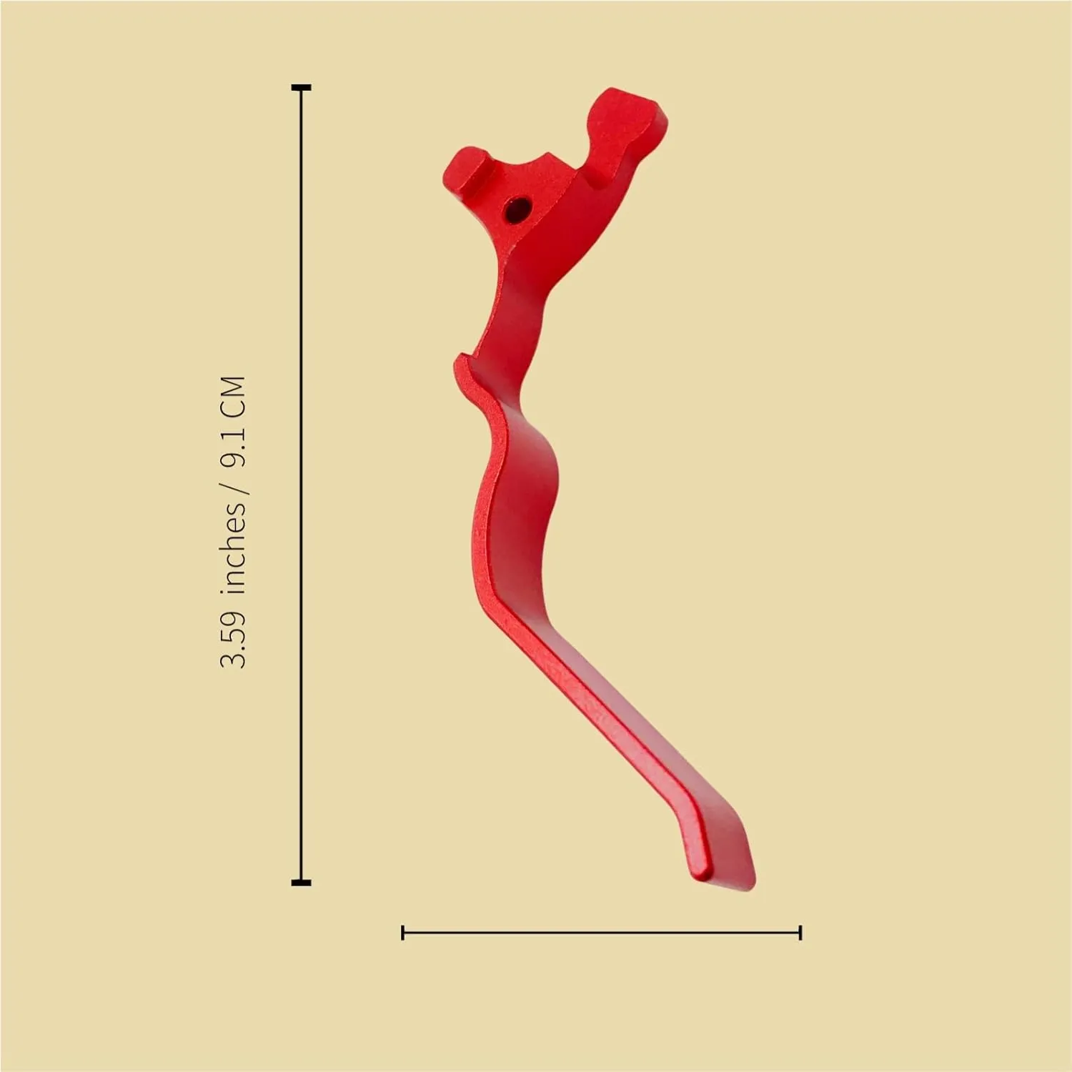 Extended Lever and Handle for 10-22 Combo (Red)