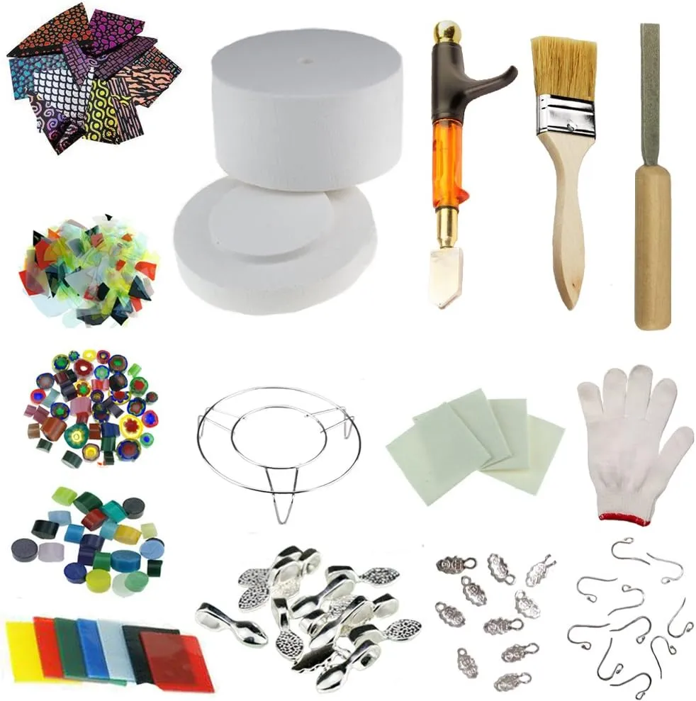 Extra Large Microwave Kiln Kit 15 Piece Set for DIY Jewelry Making Tools
