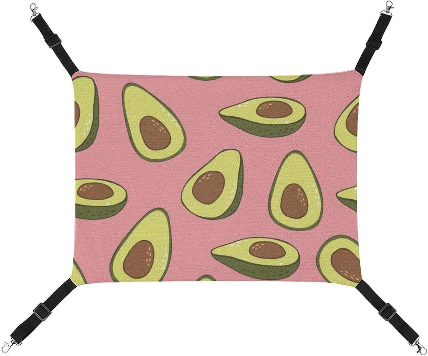 Falling Avocado Hanging Cat Bed Soft Breathable Pet Hammock for Cage Pet Sleeper for Kitten Ferret Puppy Rabbit