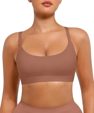 FeelinGirl Seamless Bras Wireless Bralettes for Women, No Wire Unlined Comfort Buttery Soft for Sleep Everyday Bras