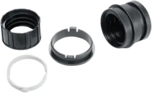 Fein Suction Hose Repair Kit for Efficient Cleaning on Turbo Wet/Dry Dust Extractors - Easy Installation, Fits 35 mm Diameter, Includes 4 Durable Components - 31345069010