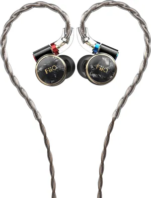 FIIO FD3 Earphones in-Ear Earbuds High Resolution 1DD Bass Heavy MMCX Connector (Black)