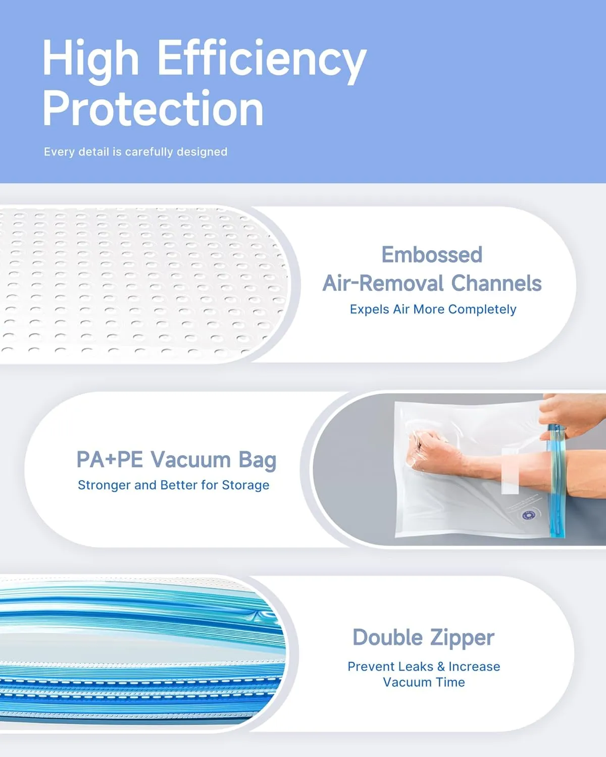 Filament Storage Bags 30 Pcs, 30 Filament Vacuum Storage Bags Plus 30 Desiccants and 5 Clips, Keeping Spool Clean and Dry