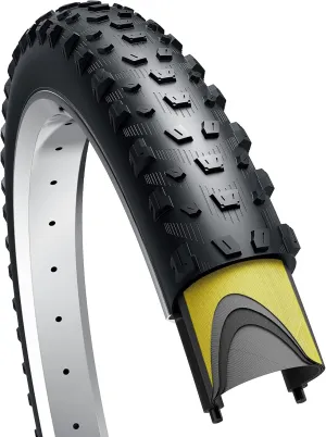 Fincci Fat Tires 29 x 2.6 Inch Folding 68-622 ETRTO with Nylon Protection 60TPI for Mountain Enduro Downhill MTB XC Trail Bicycle Tire
