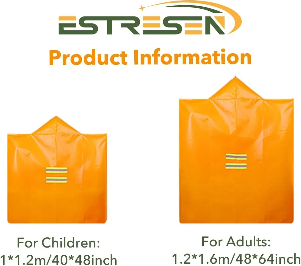 Fireproof Cloak for Child with Hood, 1 * 1.2M/40''*48'', Fire Emergency Survival Safety Blanket Full Body Protection, Resistant to high Temperature