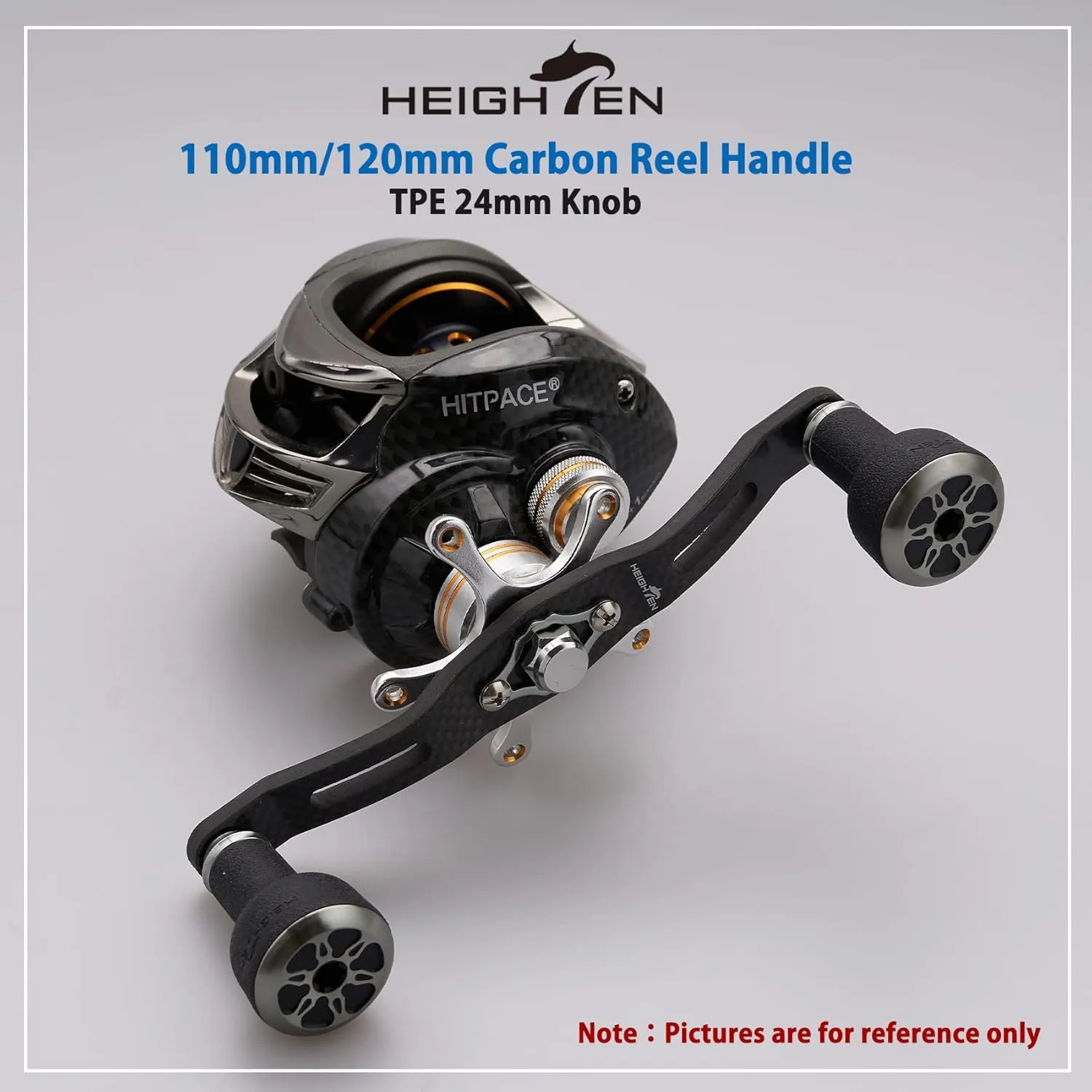 Fishing Reel Handle for Shiman0 Daiwa Abu Garcia Penn Kaking Lew's Baitcasting Reel Power Handle Crank Accessory