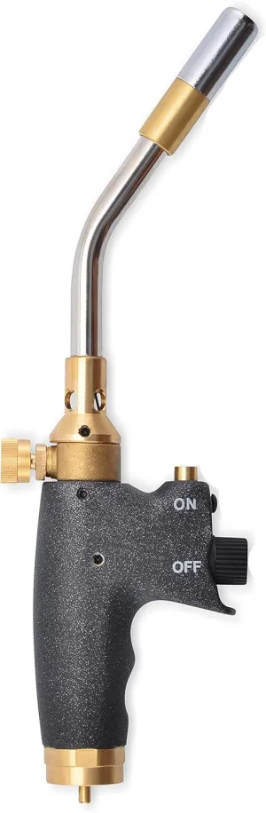 Flame King YSNAX1-020a Propane Torch Head, High Intensity MAX Heat Blow Torch Kit with Push Button Igniter for Professionals in Soldering, Welding, Brazing, Searing
